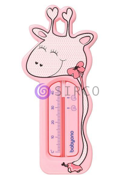 Термометр для води, що плаває Babyono "Жираф" Блакитний, рожевий (775/01) 03k17p288 фото