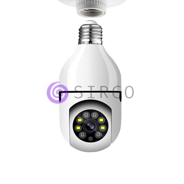 Бездротова IP камера в плафон 4 mp ICEE E-smarter E27 Full-HD 2MP з WIFI (205/2421) 11k05p043 фото