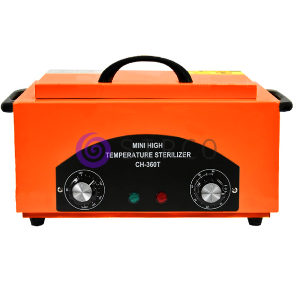Сухожарова шафа для стерилізації манікюрних інструментів Sanitizing box CH-360T Помаранчевий (1967) 07k05p078 фото