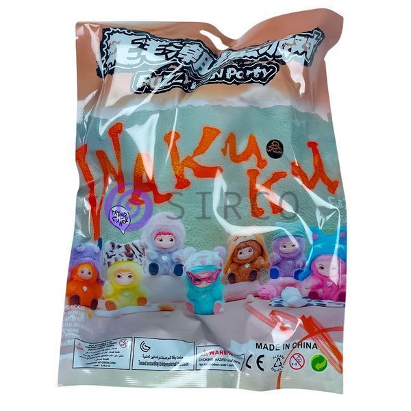 Детская мягкая игрушка-брелок сюрприз в пакете Wafuku Вакуку 16 см 03k27p020 фото