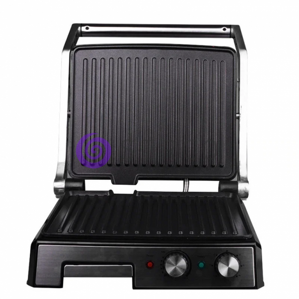 Контактный гриль прижимной электрический с таймером Haeger HG-2681 2800Вт (4389/1) 10k08p037 фото