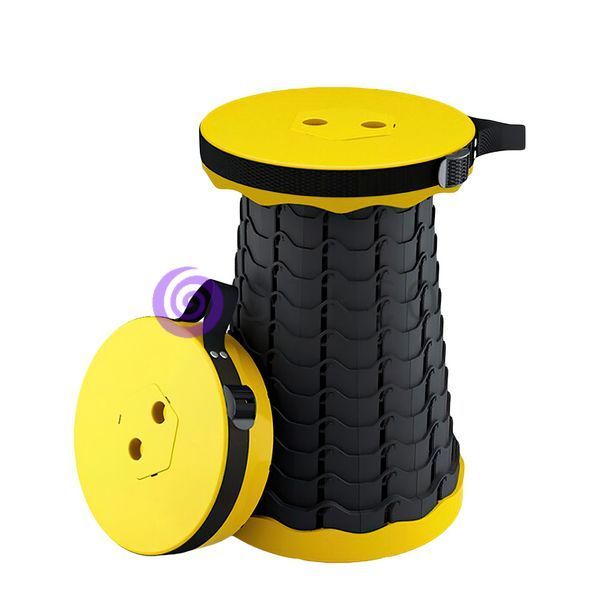 Складаний стілець, компактний Telescopic stool жовтий 02k01p007v3 фото