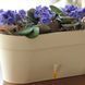 Овальний горщик для квітів з автополиванням &laquo;LATINA WINDOW BOX&raquo; 17*39,5см, 6,7л Пісочний (DRKJ) 09k07p068v4 фото 2