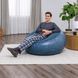 Крісло надувне Bestway 75154 велюрове ПВХ 112x112x66 см для відпочинку та тераси, Синій(AT) 02k12p334v1 фото 5