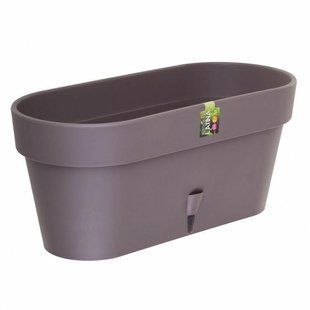 Овальний горщик для квітів з автополиванням &laquo;LATINA WINDOW BOX&raquo; 17*39,5см, 6,7л Шаде (DRKJ) 09k07p068v5 фото