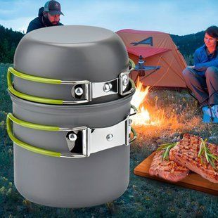 Туристический походный набор посуды для пикника Cooking Set DS-101 (МА77) 02k03p033 фото