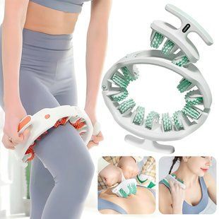 Антицеллюлитный массажер ROLLER MASSAGER LY-348 Бірюзовий/205 06k01p101v1 фото