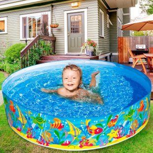 Дитячий каркасний басейн Intex 56452 "Океан" 183*38см 977л (LM) 02k12p196 фото