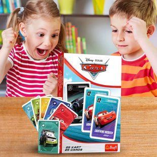 Детские игральные карты (25 карт) - "Тачки" 08492/Trefl (SB) 03k19p375 фото