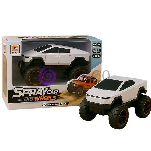 Дитяча машинка позашляховик на радіокеруванні BIG WHEELS SPRAY CAR 0855-247, Білий (AX) 03k24p082v1 фото