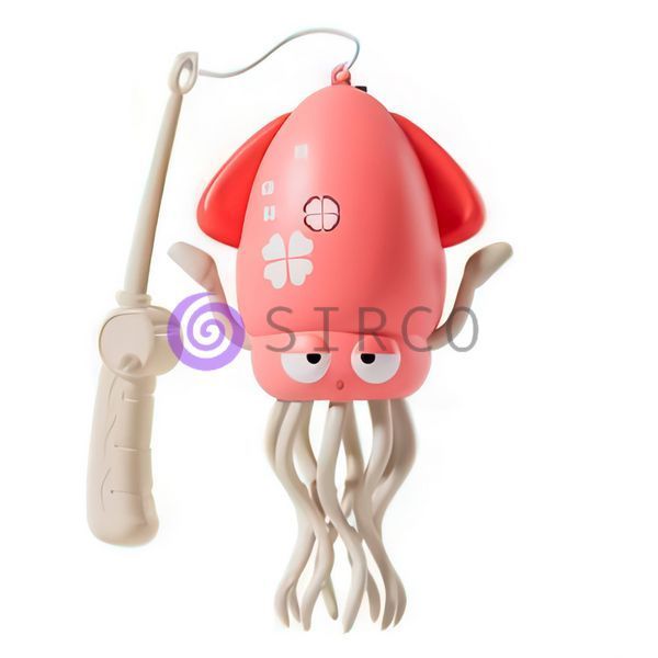 Детская интерактивная игрушка танцующий осьминог c удочкой Squid Toys Dance 158-21C Розовый (OC) 03k05p537v1 фото