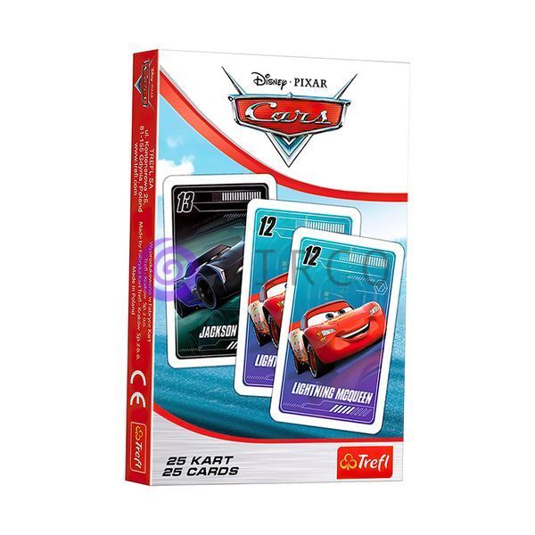 Детские игральные карты (25 карт) - "Тачки" 08492/Trefl (SB) 03k19p375 фото