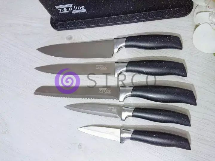 Набір ножів та обробних дощок Zepline ZP 043 (4389/1) 10k03p102 фото