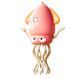 Детская интерактивная игрушка танцующий осьминог c удочкой Squid Toys Dance 158-21C Розовый (OC) 03k05p537v1 фото 1