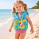Детский плавательный жилет Intex 59661NP Tropical Buddies 41&times;30 см винил 0.25 мм 3-5 лет синий(AT) 02k10p346v2 фото 1