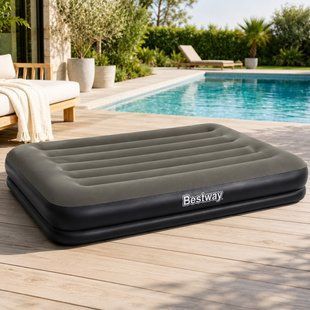 Матрац надувний двоспальний Bestway 203&times;152&times;36 см з каркасом 67699 (AT) 02k10p488 фото
