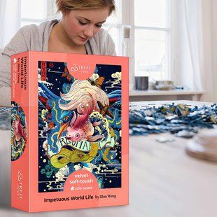 Пазлы с бархатным покрытием - (500 элм.) - (Мягкий бархат): "Бурная жизнь"/37421/(SB) 03k19p385 фото