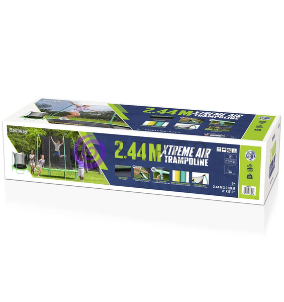 Дитячий каркасний батут с захистом BestWay 59102 244*220 см (AT) 02k09p083v1 фото
