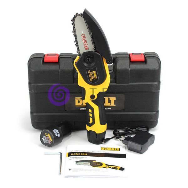Аккумуляторная мини пила DeWalt DCM130N (12V, 3Аh) система блокировки, защитная крышка, в кейсе 09k08p019 фото