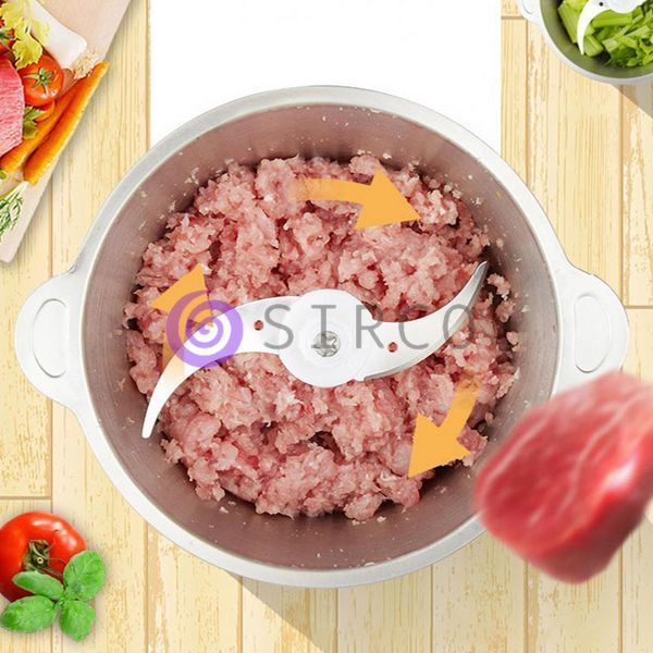 Кухонний блендер подрібнювач зі скляною чашею ZP-050 Kitchen Expert 250 Вт (4389/1) 10k01p177 фото