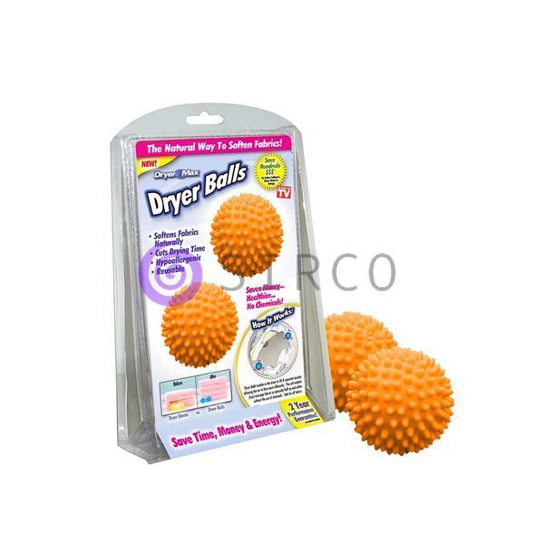 Шарики для стирки белья Ansell Dryer balls оранжевые 01k02p009v1 фото