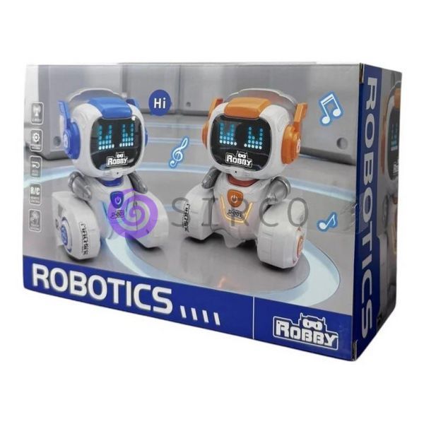 Детская интерактивная игрушка робот с музыкой на пульте управления Robby A101 (AX) 03k05p553 фото