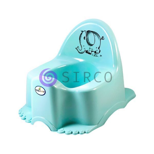 Горщик дитячий "ЕСО-Слонік" (Бірюзовий) Tega Baby/ SL-001-140/(SB) 03k20p032 фото