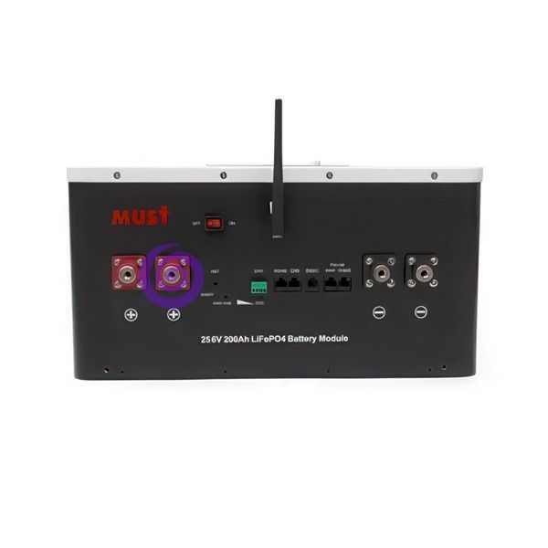Акумуляторна настінна батарея MUST LP16-24200  5KW 200Ah LiFePO4 (ISML) 11k12p320 фото