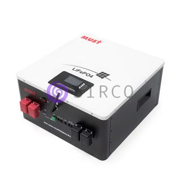 Акумуляторна настінна батарея MUST LP16-24200  5KW 200Ah LiFePO4 (ISML) 11k12p320 фото