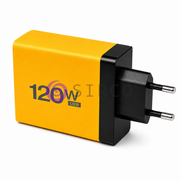 Мережевий зарядний пристрій 120 Вт 26X188 на 6 портів для смартфонів та гаджетів, Жовтий (509/5081) 11k06p498v1 фото