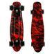 Penny Board Пламя скейт 25 см со светящимися колесами, до 80 кг двусторонняя расцветка 13k03p007v5 фото 2