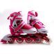 Ролики Caroman Sport (K 500 BM) р. XS (28-31), S(31-33), M (34-37), С (38-4) (розовый,красный,синий) 13k02p005 фото 1