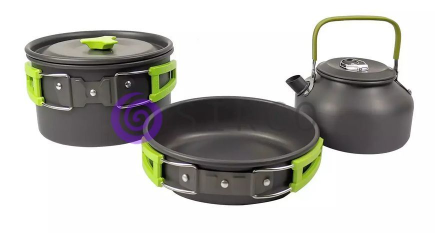 Туристический походный набор посуды для пикника Cooking Set DS-308 ((MA74)) 02k03p018 фото