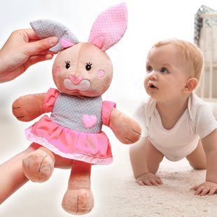Дитяча м'яка іграшка Babyono "Кролик Юля" (620) (SB) 03k17p373 фото