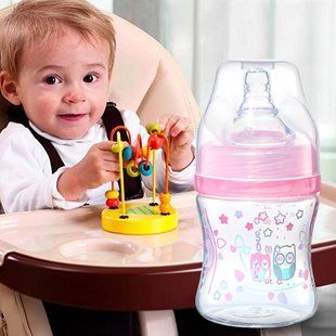 Детская Антиколиковая бутылка с широким отверстием (Розовый) 120 мл. (0+) "BabyOno"/402/03/SB 03k17p424v3 фото