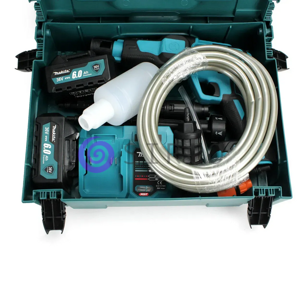 Портативна акумуляторна ручна мийка з кейсом для зберігання Makita DXR-911 (36V, 6Ah, 40bar) 04k10p001 фото