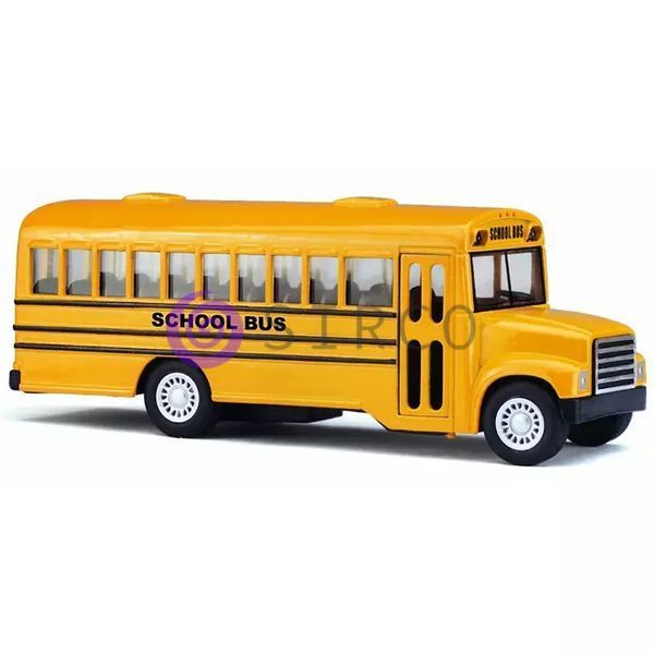 Дитяча іграшка інерційна металева машинка Шкільний автобус Kinsmart KinsFun School Bus (IGR24) 03k10p052 фото