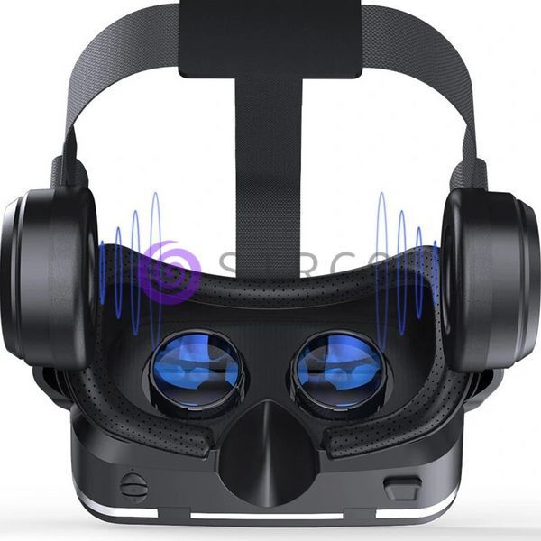 VR окуляри JBV12 для смартфона 4.7-6 дюймів з навушниками віртуальна реальність 3D Android iOS (X26) 11k02p271 фото