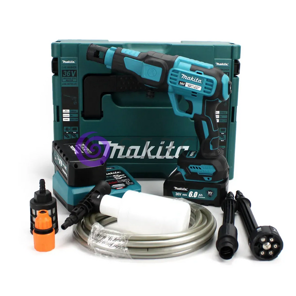 Портативна акумуляторна ручна мийка з кейсом для зберігання Makita DXR-911 (36V, 6Ah, 40bar) 04k10p001 фото