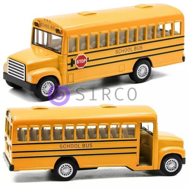 Дитяча іграшка інерційна металева машинка Шкільний автобус Kinsmart KinsFun School Bus (IGR24) 03k10p052 фото