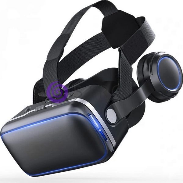 VR окуляри JBV12 для смартфона 4.7-6 дюймів з навушниками віртуальна реальність 3D Android iOS (X26) 11k02p271 фото
