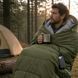 Спальний мішок зимовий USB-підігрів 215&times;65 см до -30&deg;C, тепла ковдра з капюшоном для кемпінгу, Хакі (509/4595) 02k08p039v1 фото 9